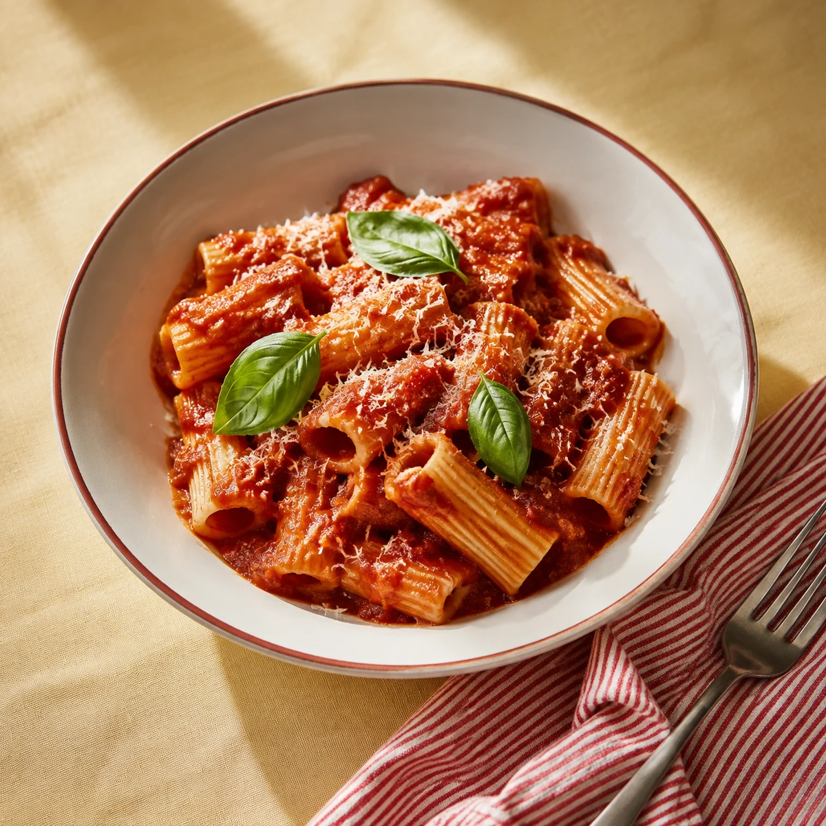 Tavola rigatoni — AI-generated concept image